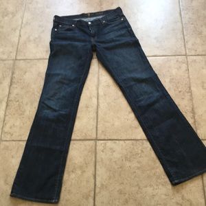 7 for all mankind jeans! Pet free and smoke free!